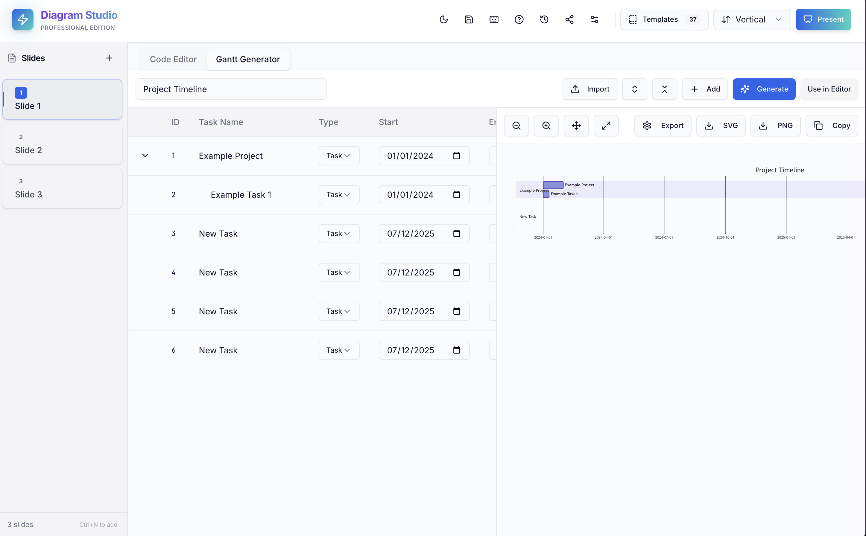 Mermaid Diagram Studio - Screenshot 2 showing product features and functionality