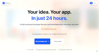 AppFinito - Your app in 1 day gallery image