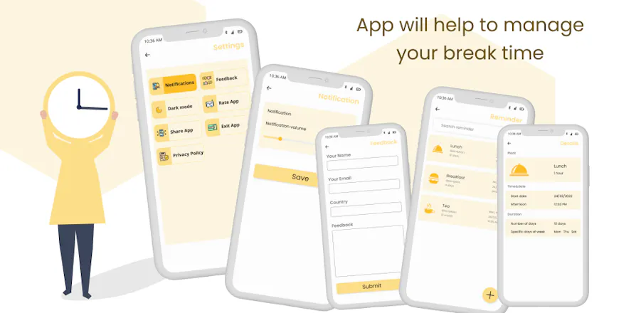 Work Break Reminders & Tracker gallery image