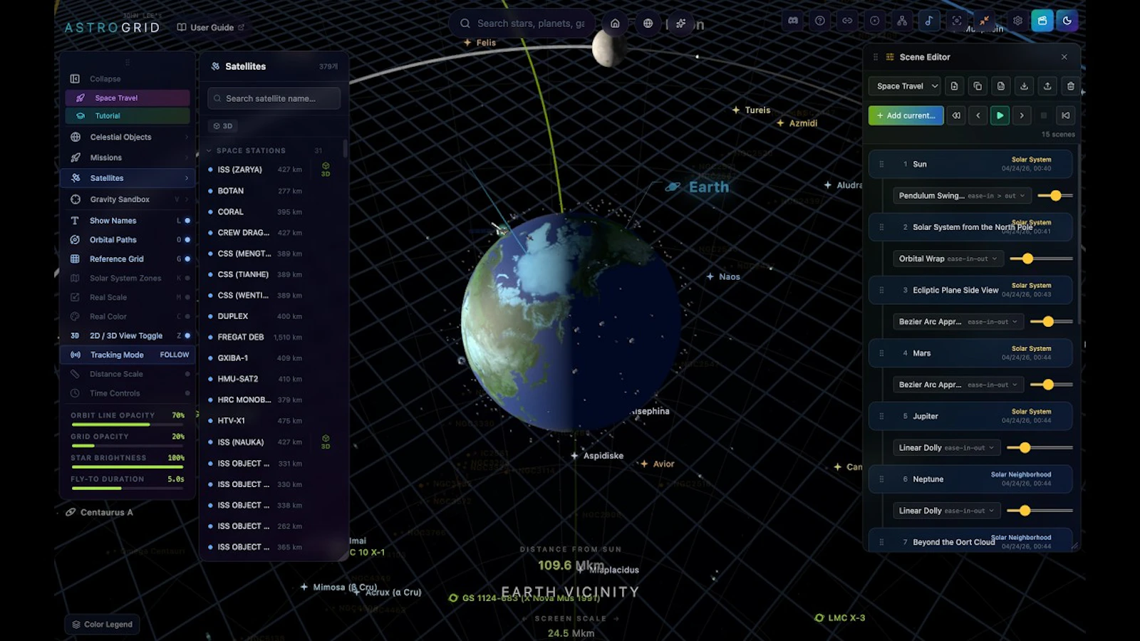 AstroGrid screenshot 1 (video preview)