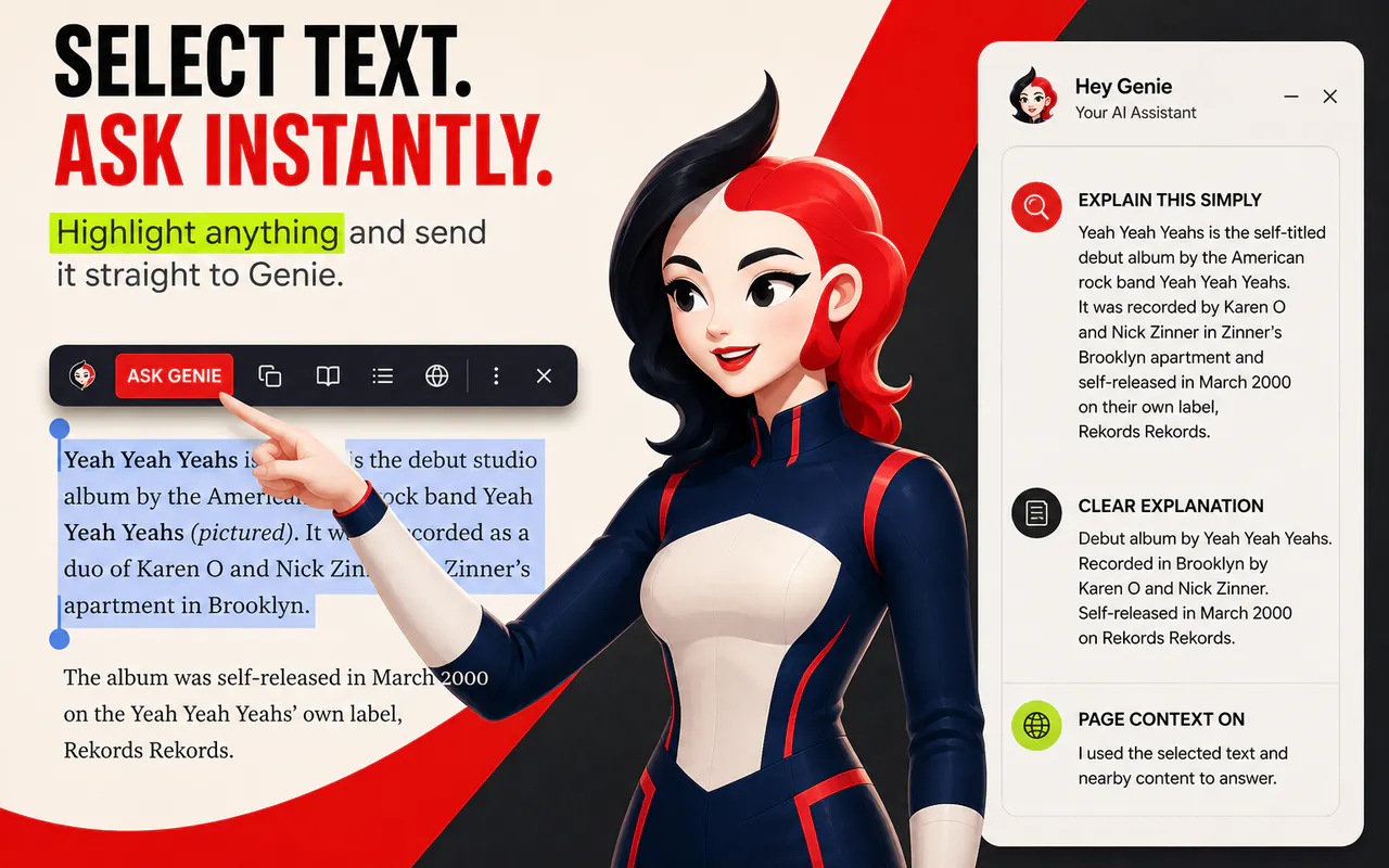 Genie AI Sidebar gallery image