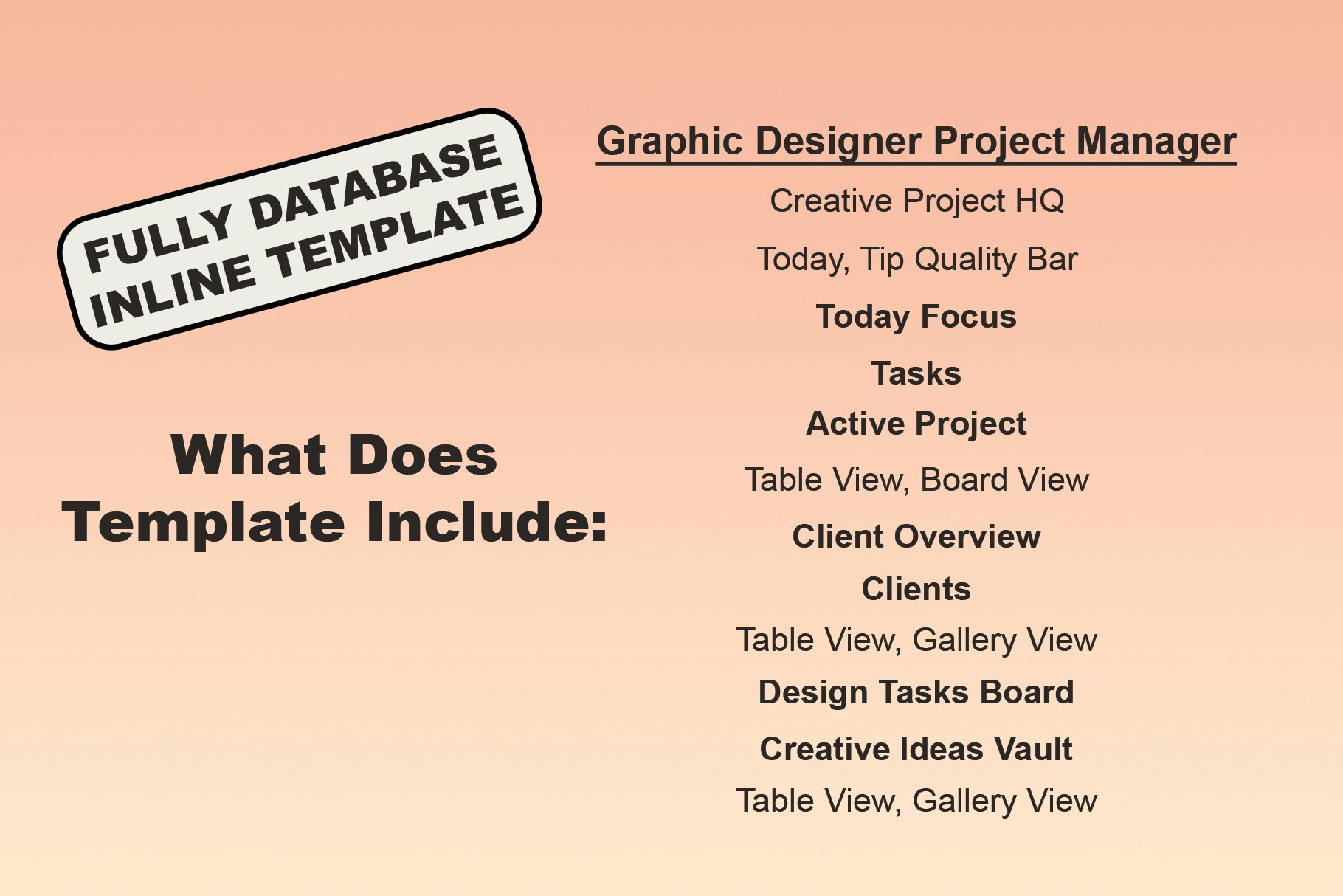 Designer Workspace—Free Notion Template gallery image