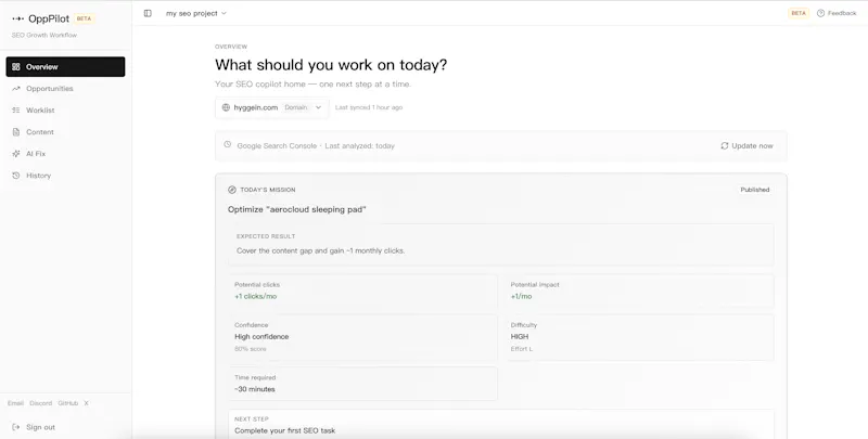 OppPilot screenshot 4