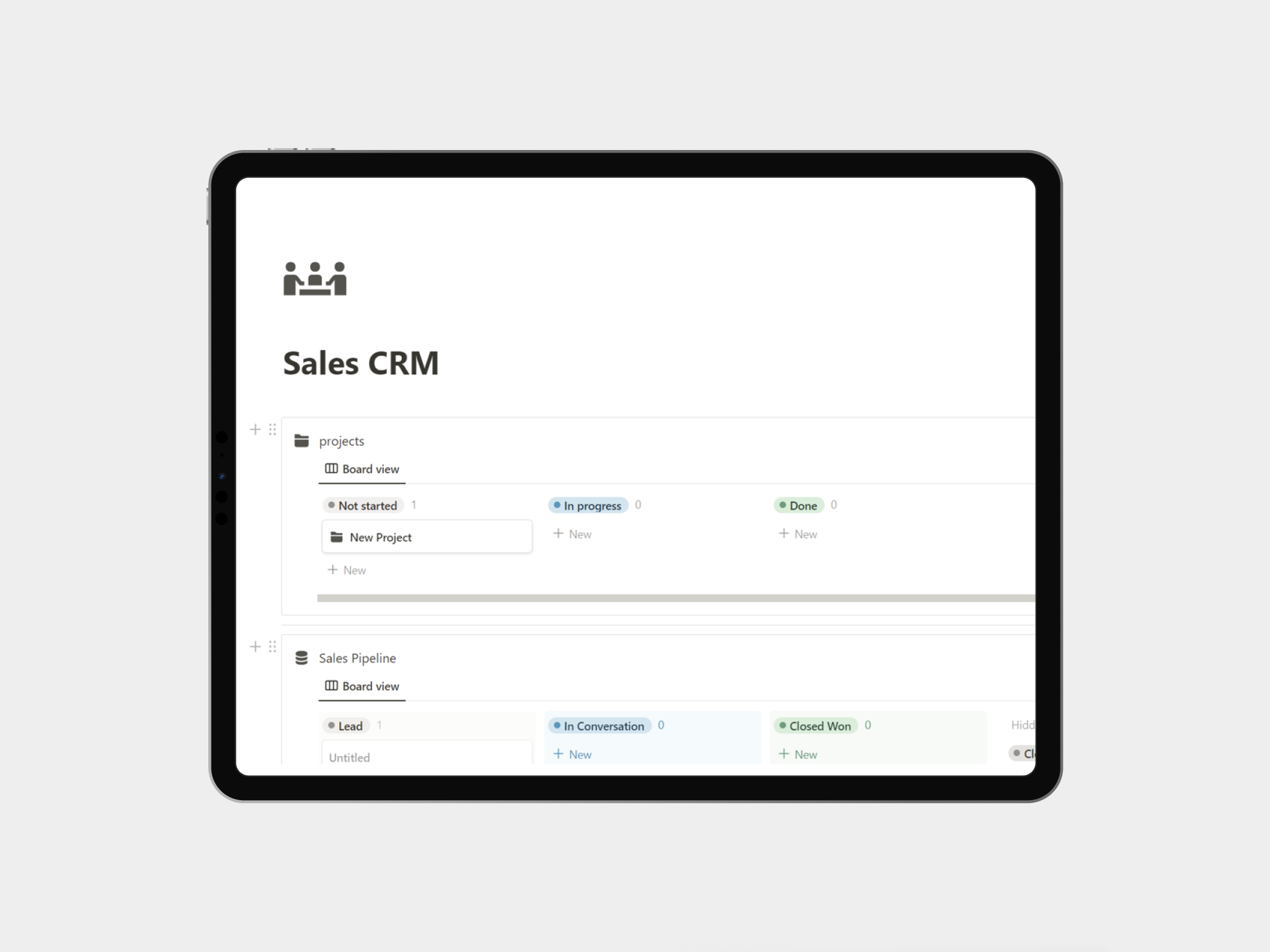 Notion Sales CRM