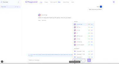 FreeAI Playground gallery image
