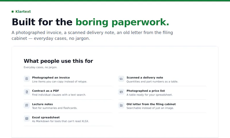 Klartext screenshot 3