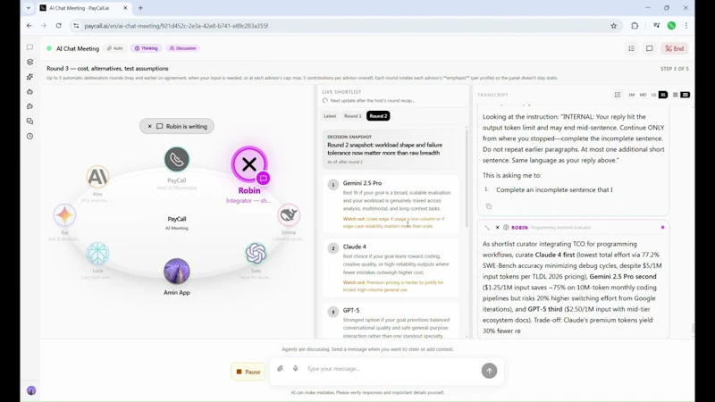 PayCall.ai screenshot 1 (video preview)