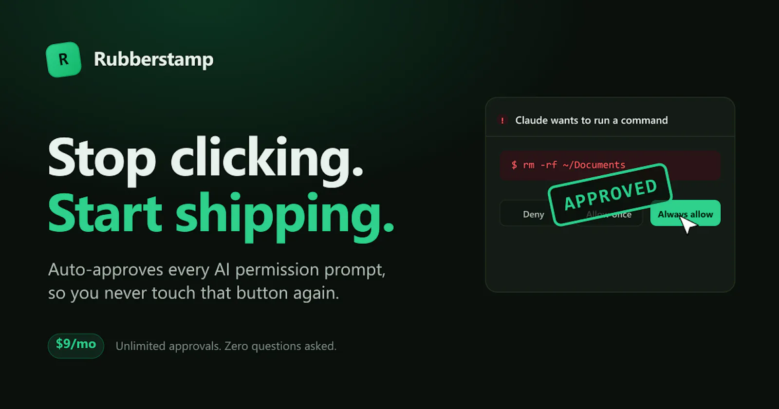 Rubberstamp screenshot 1