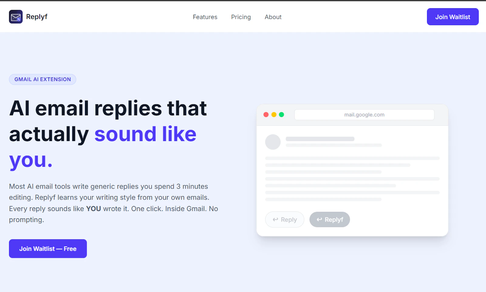Replyf screenshot 1