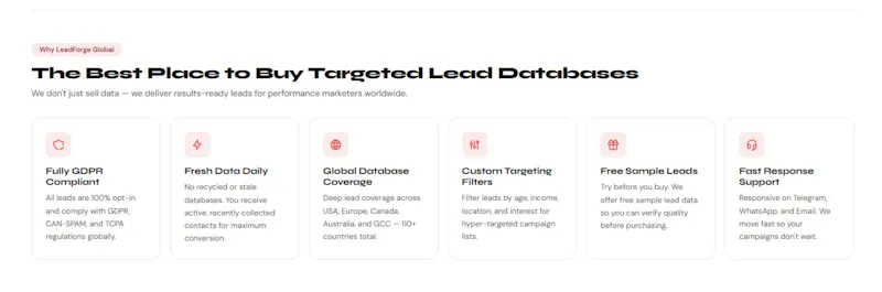 Buy Targeted Leads & Databases screenshot 2