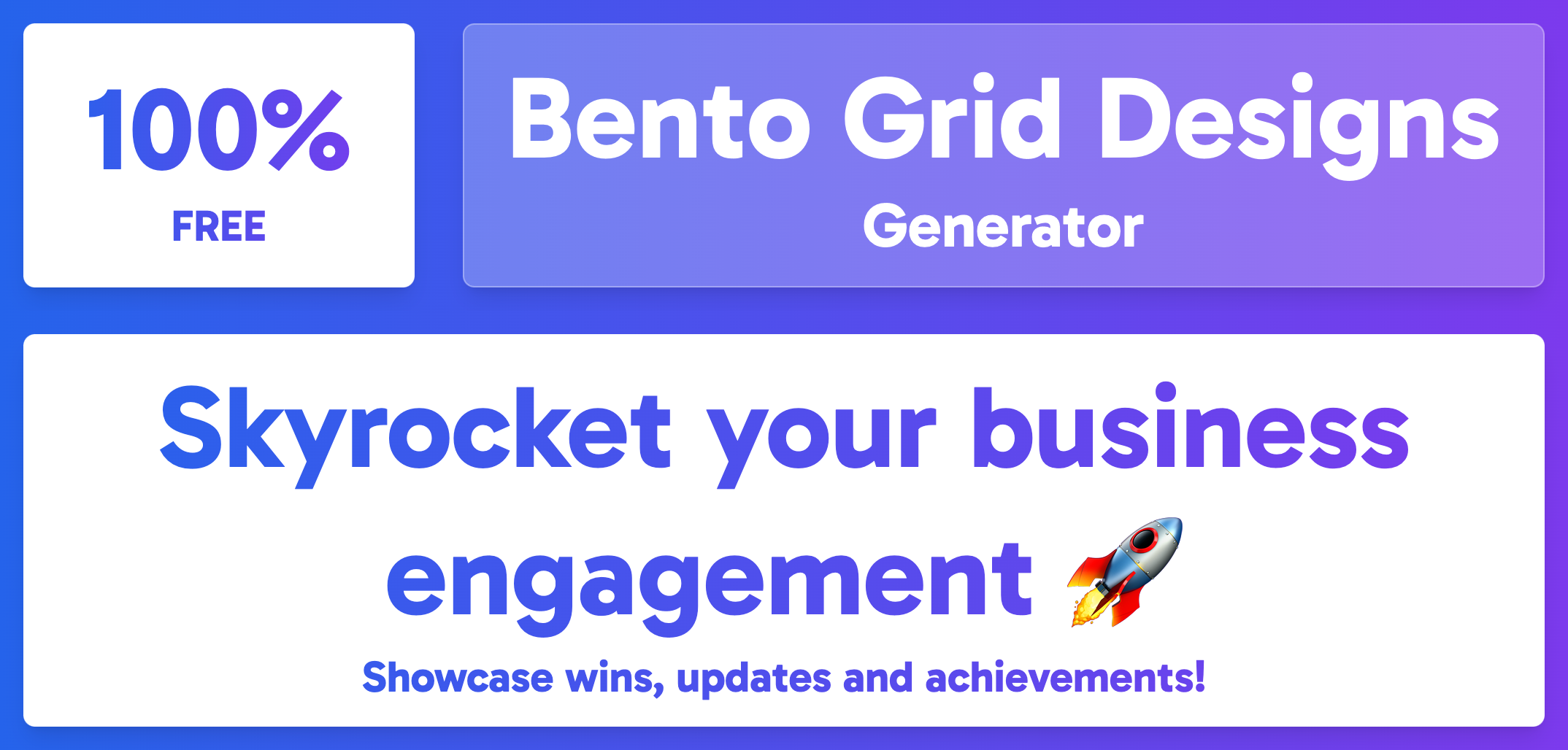 Ücretsiz Bento Grid Jeneratörü media 1