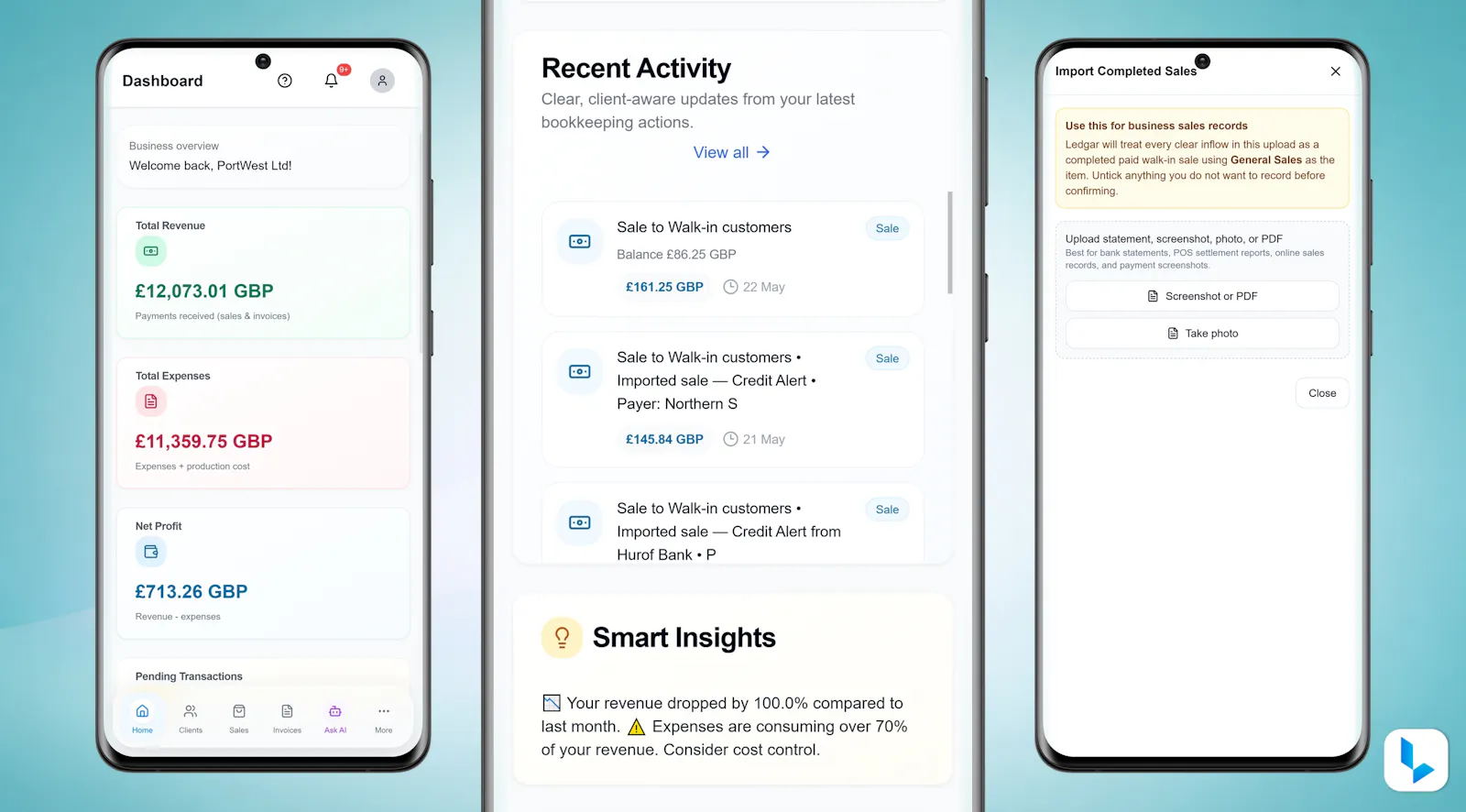 Ledgar AI - Smart Bookkeeping screenshot 3