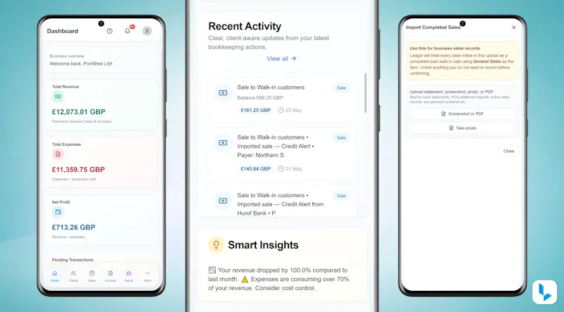 Ledgar AI - Smart Bookkeeping screenshot 3