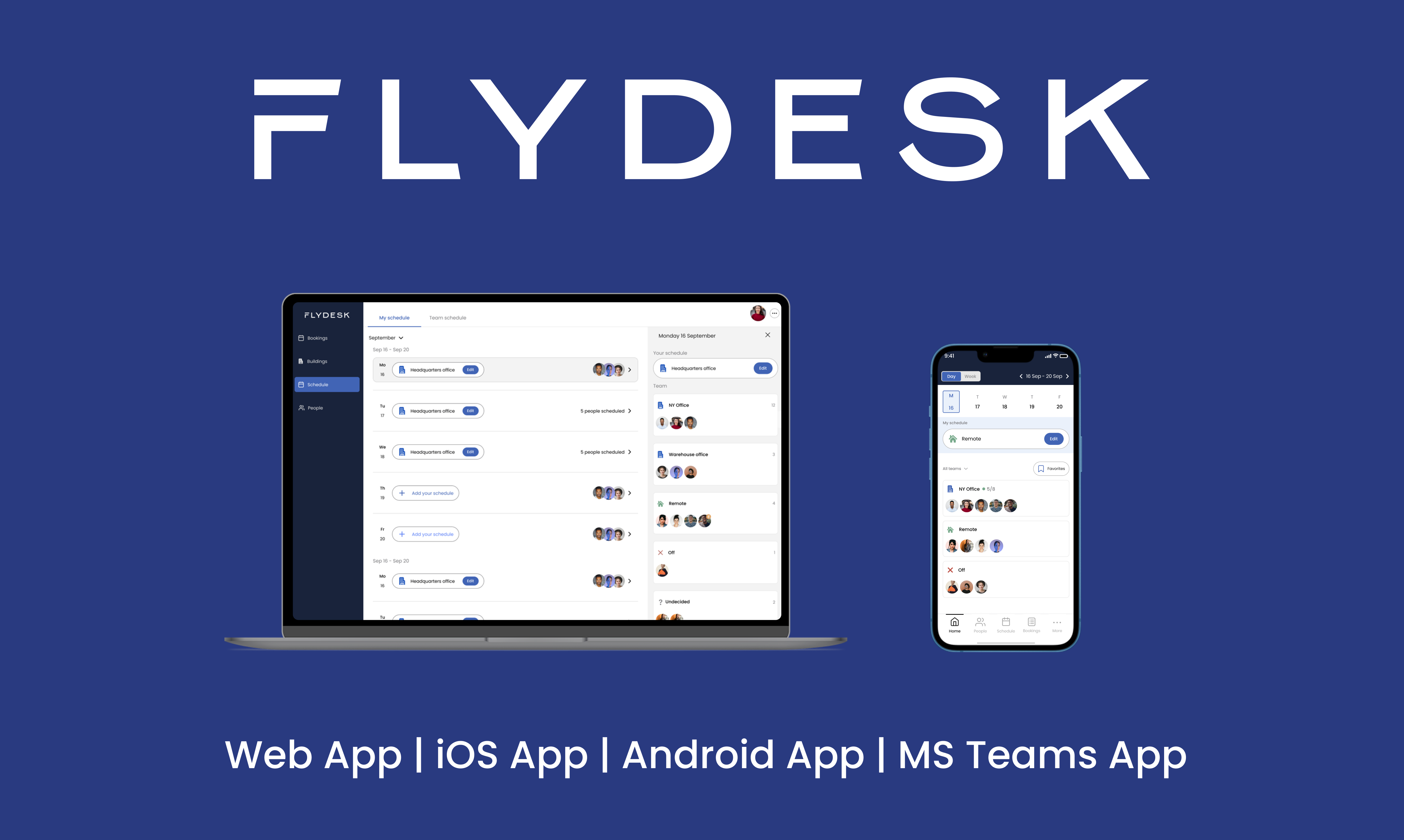 Flydeskチーム - リモートおよびハイブリッドの作業管理を簡素化しますメディア4