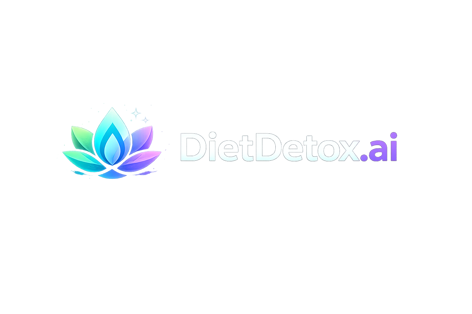 Diet Detox AI - Product Hunt launch logo and brand identity