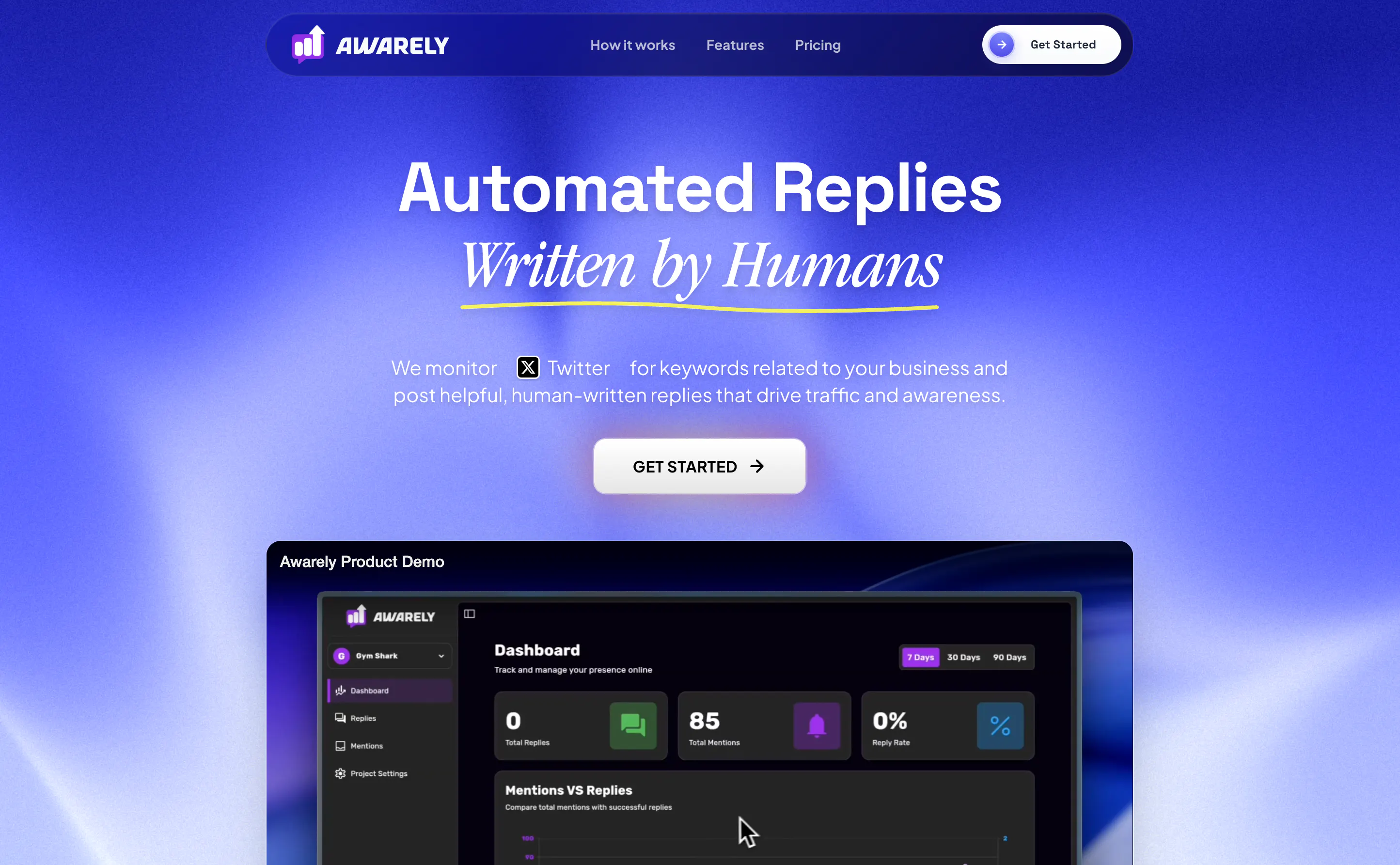 Awarely のプロダクトバナー