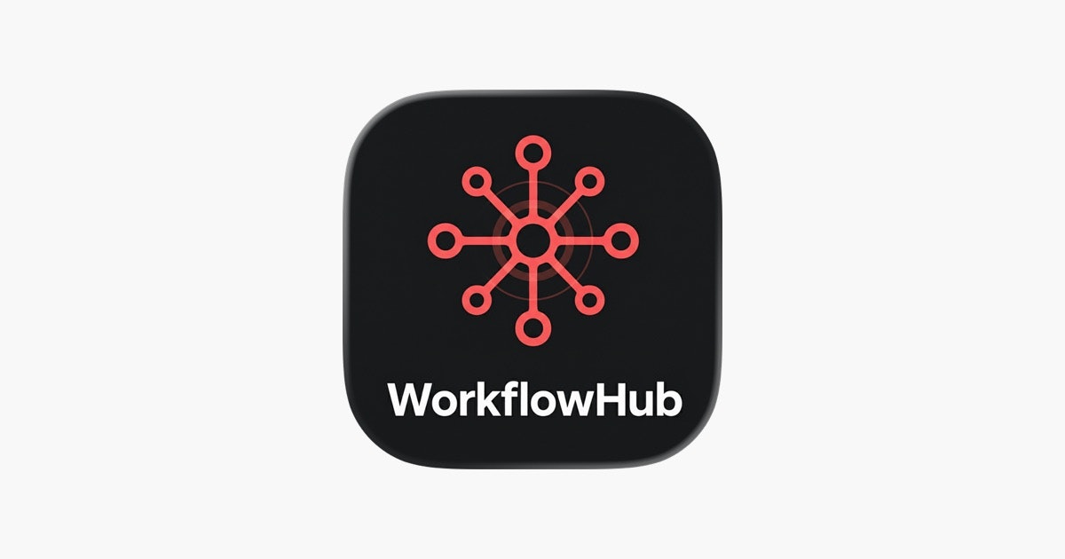WorkflowHub - Product Hunt launch logo and brand identity