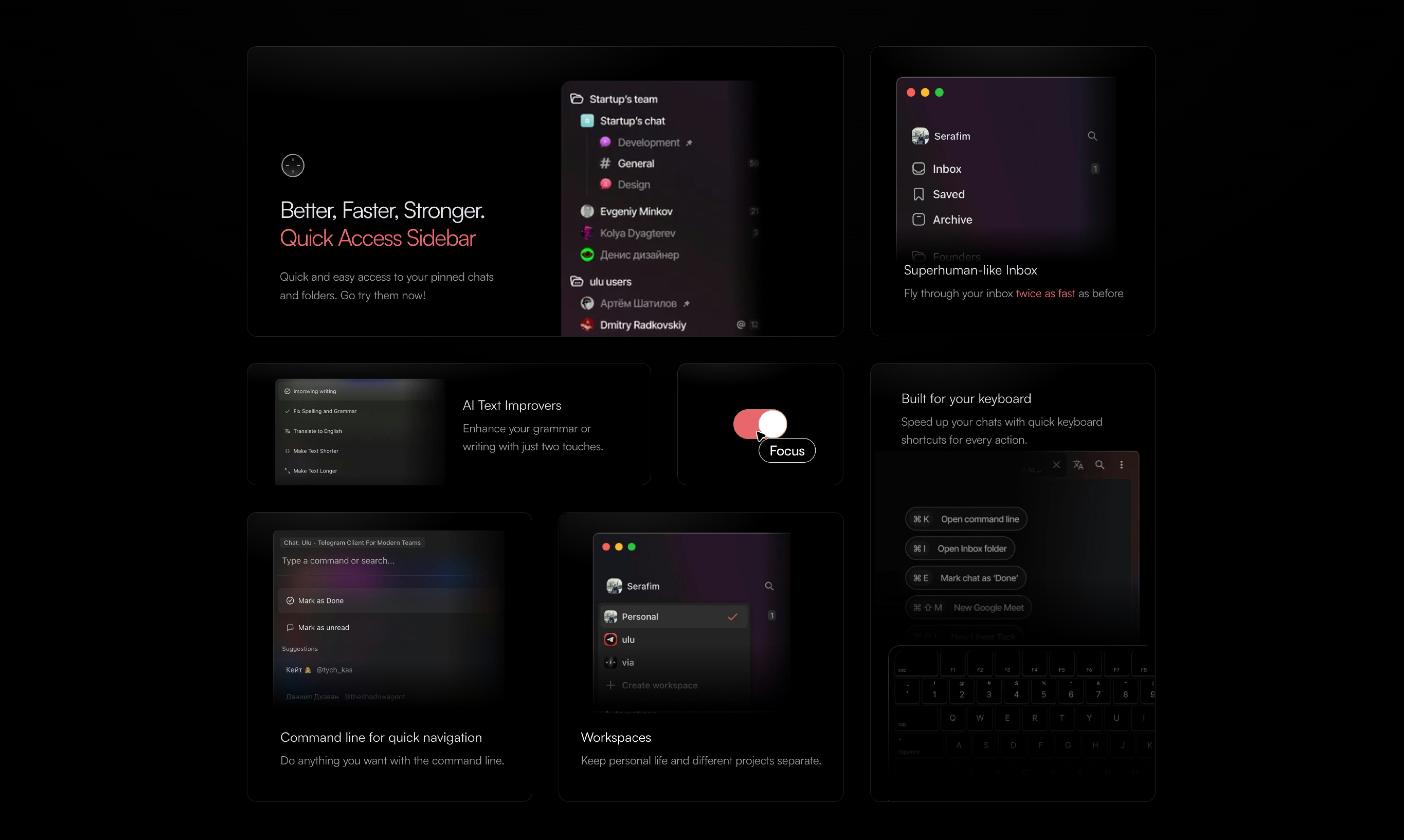 ulu - telegram for devs and designers gallery image