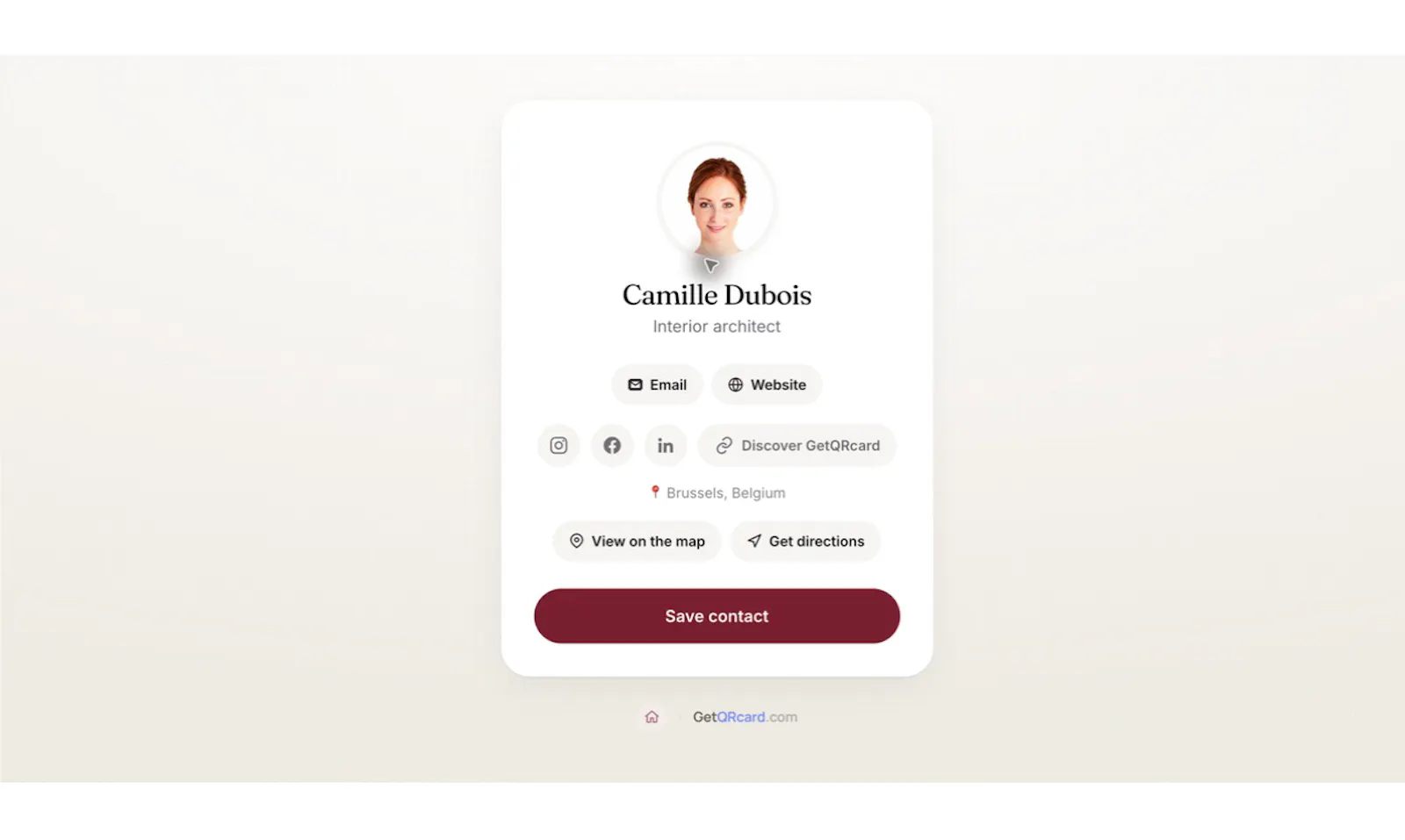 GetQRcard screenshot 3