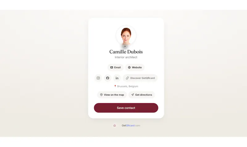 GetQRcard screenshot 3