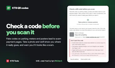 KT8 QR codes gallery image