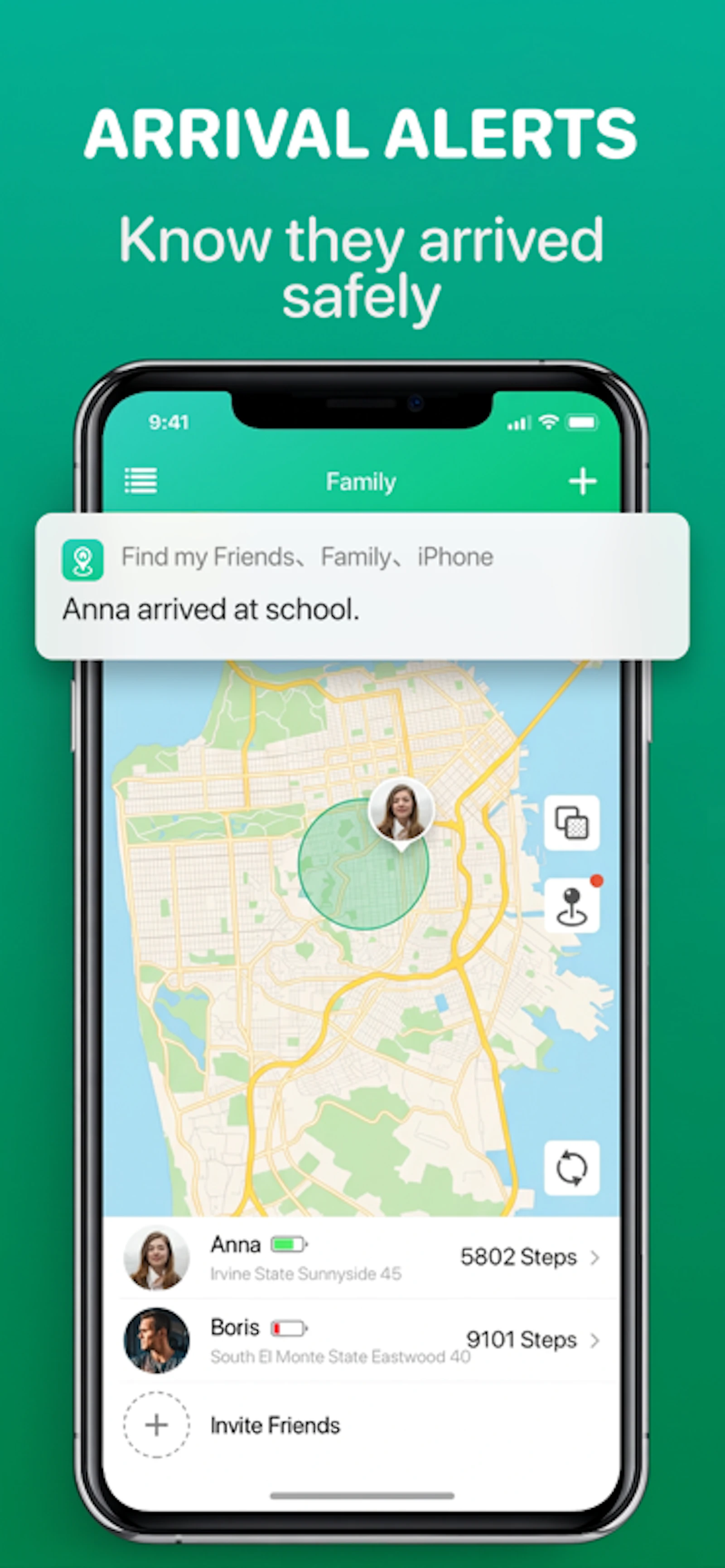 Find My Friends · Family Phone screenshot 3