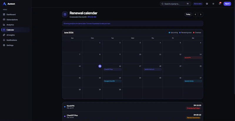 Aureon Beta screenshot 5
