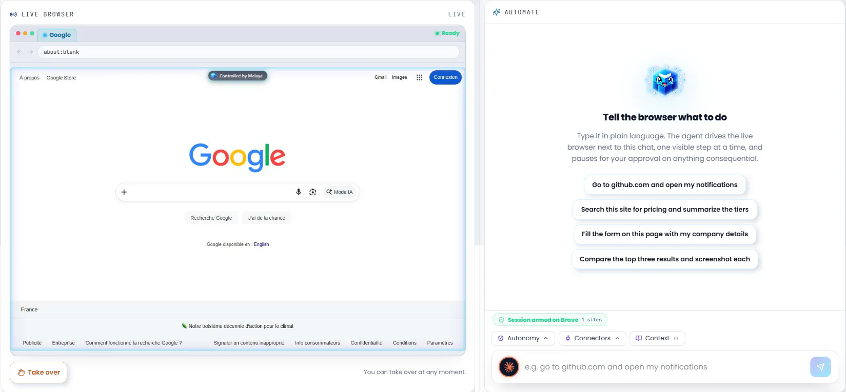 Melaya Browser Control + Extension gallery image