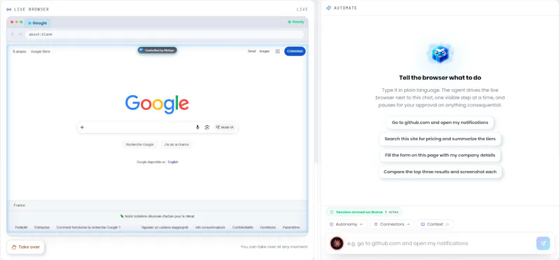 Melaya Browser Control + Extension screenshot 3