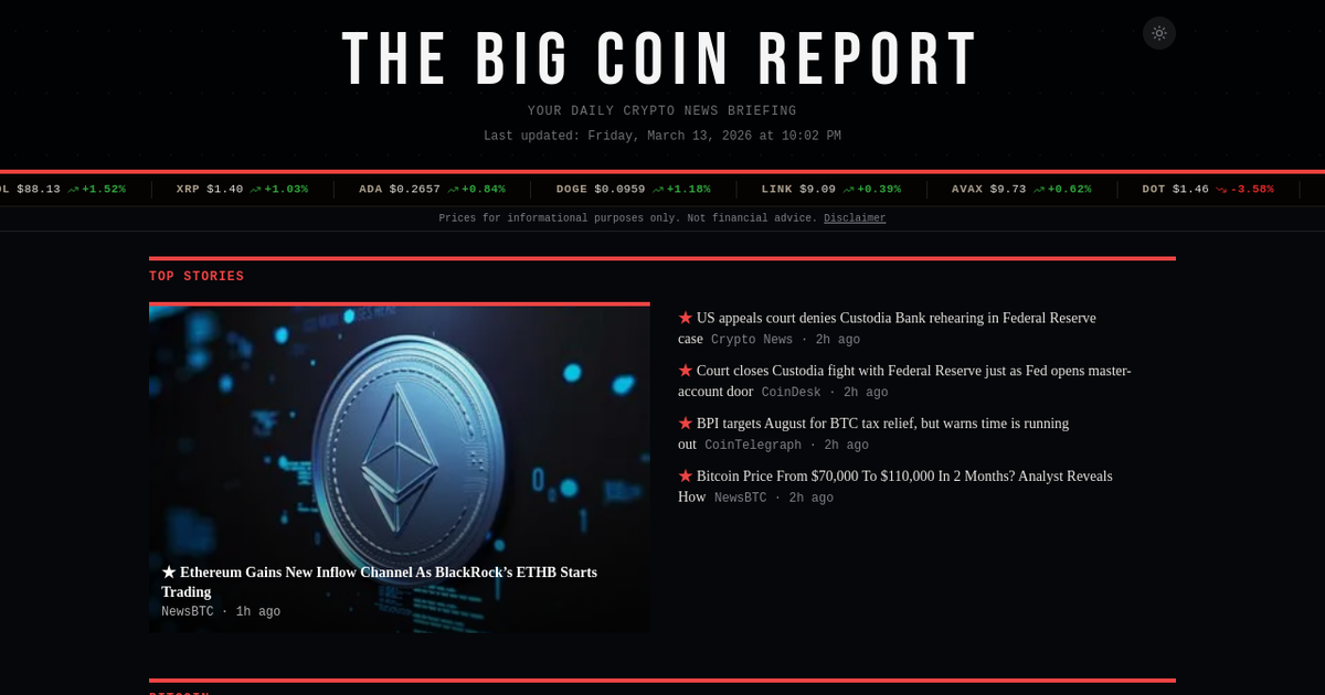 The Big Coin Report gallery image