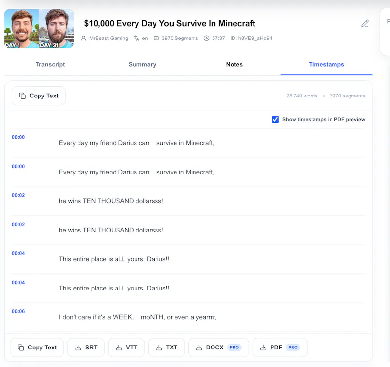 TubeText screenshot 4