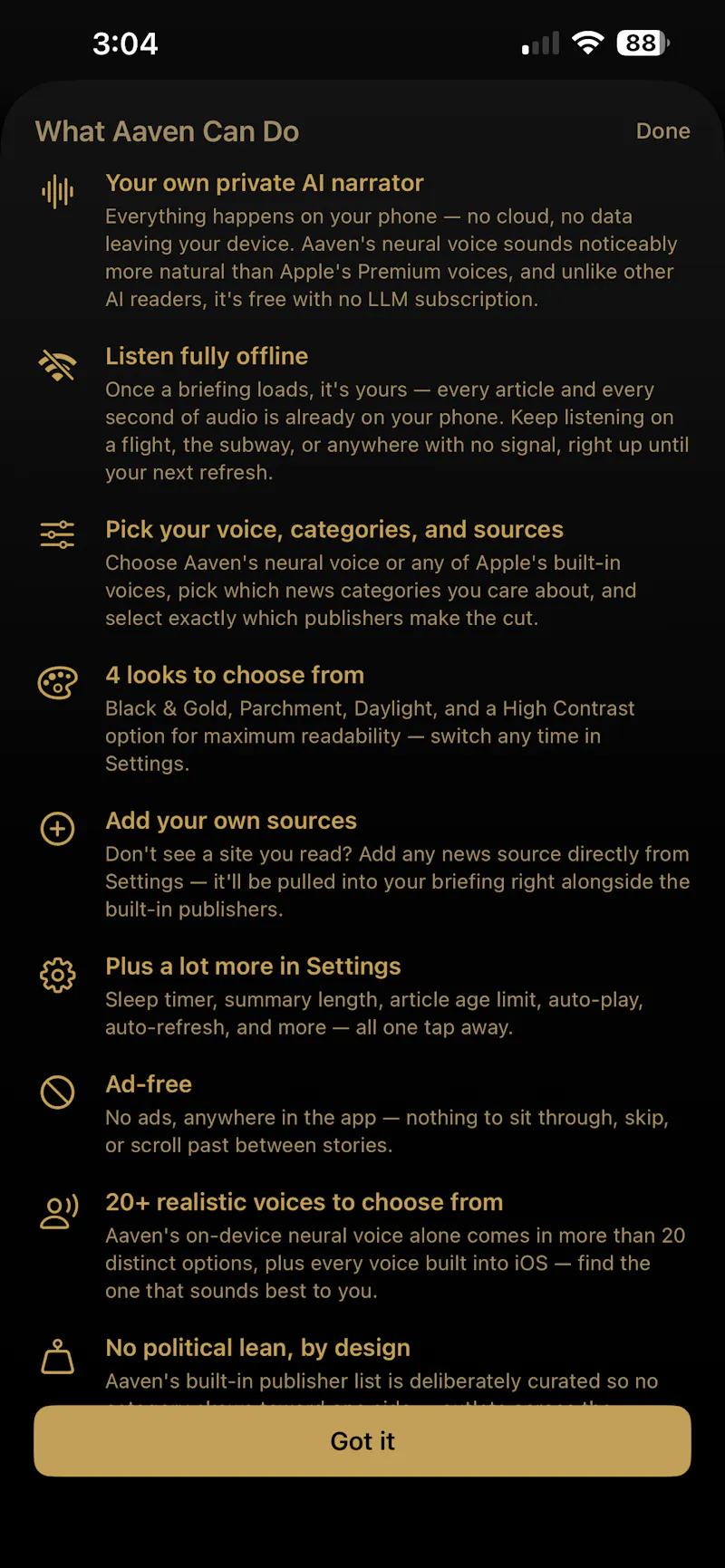 Aaven — News & Audio screenshot 4
