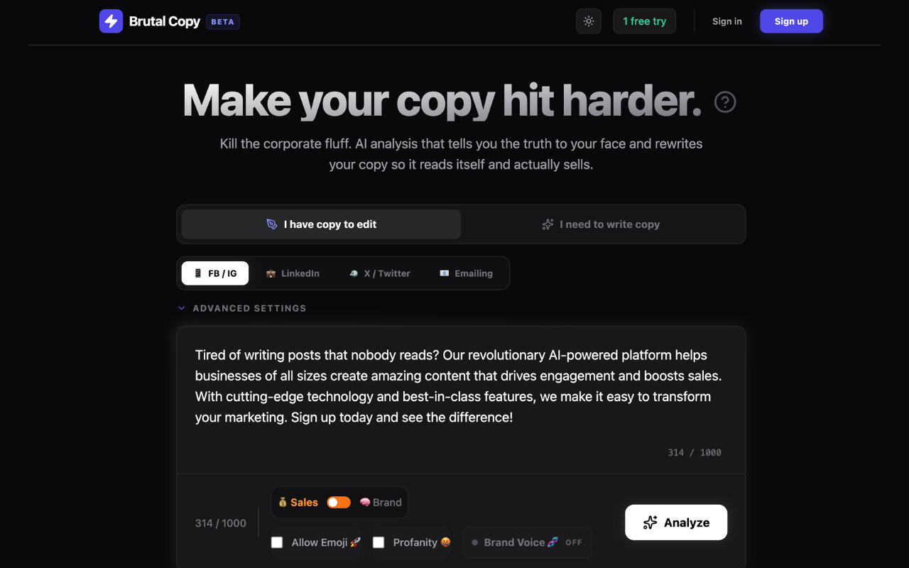 Brutal Copy gallery image