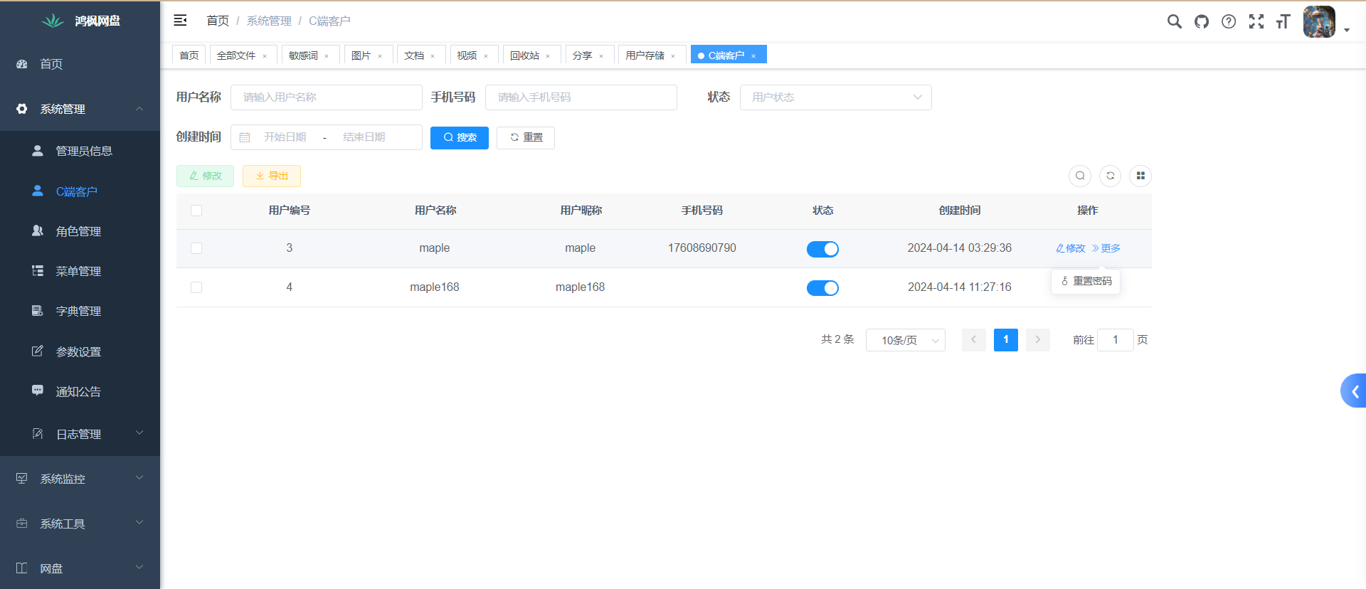メープルネットディスク media 11