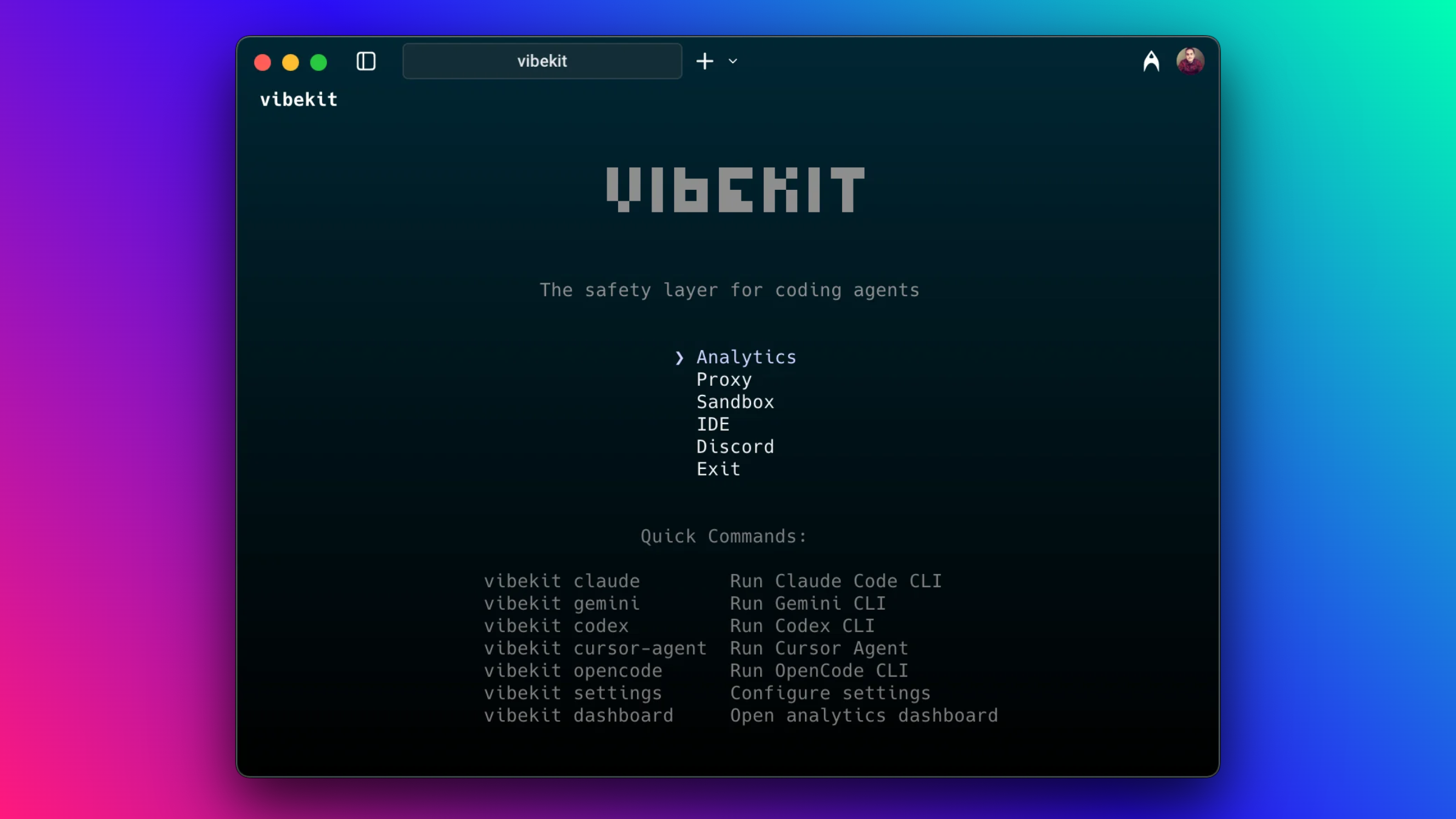Vibekit CLI media 3