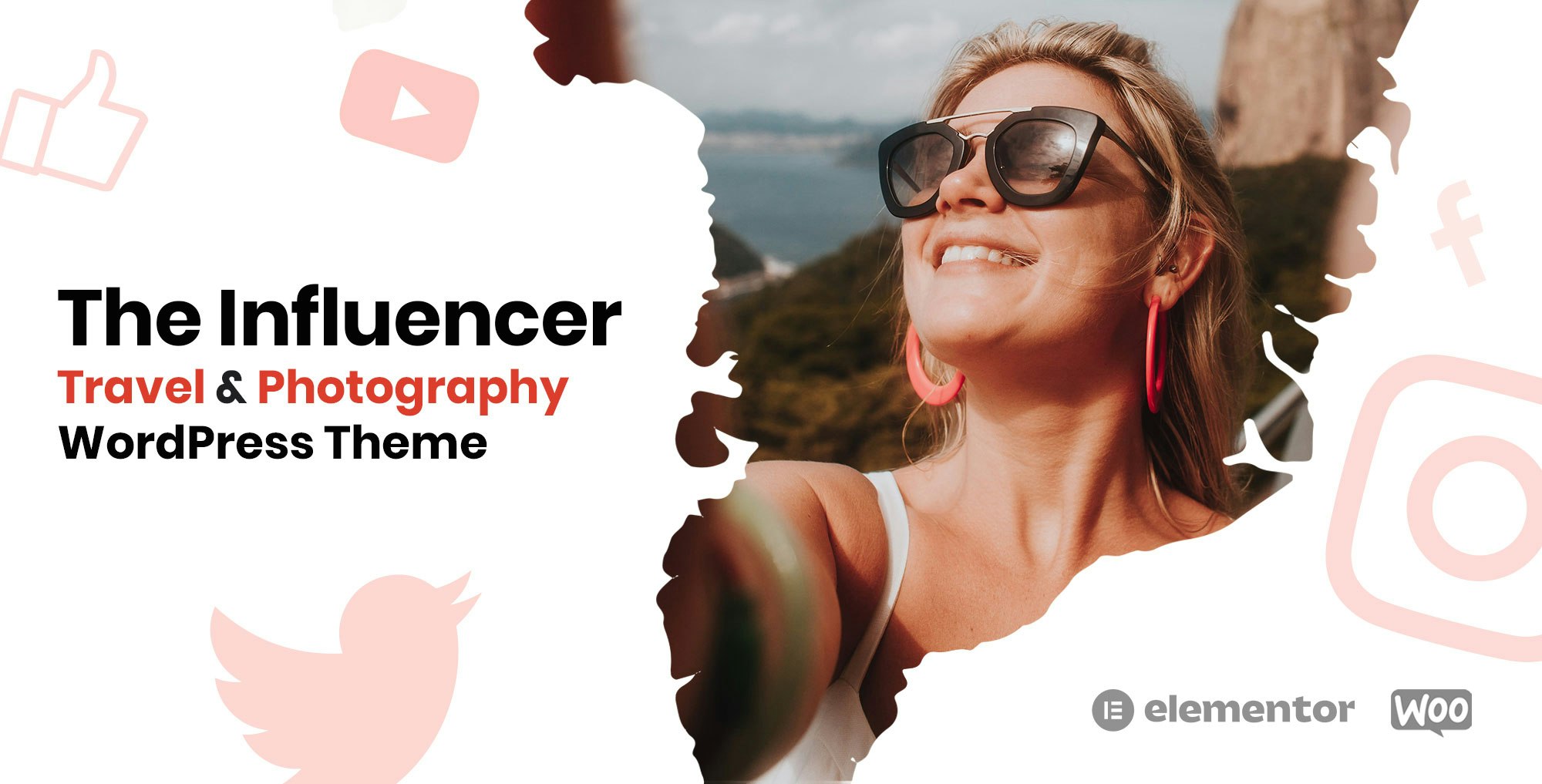 The Influencer WordPress elementor theme media 2