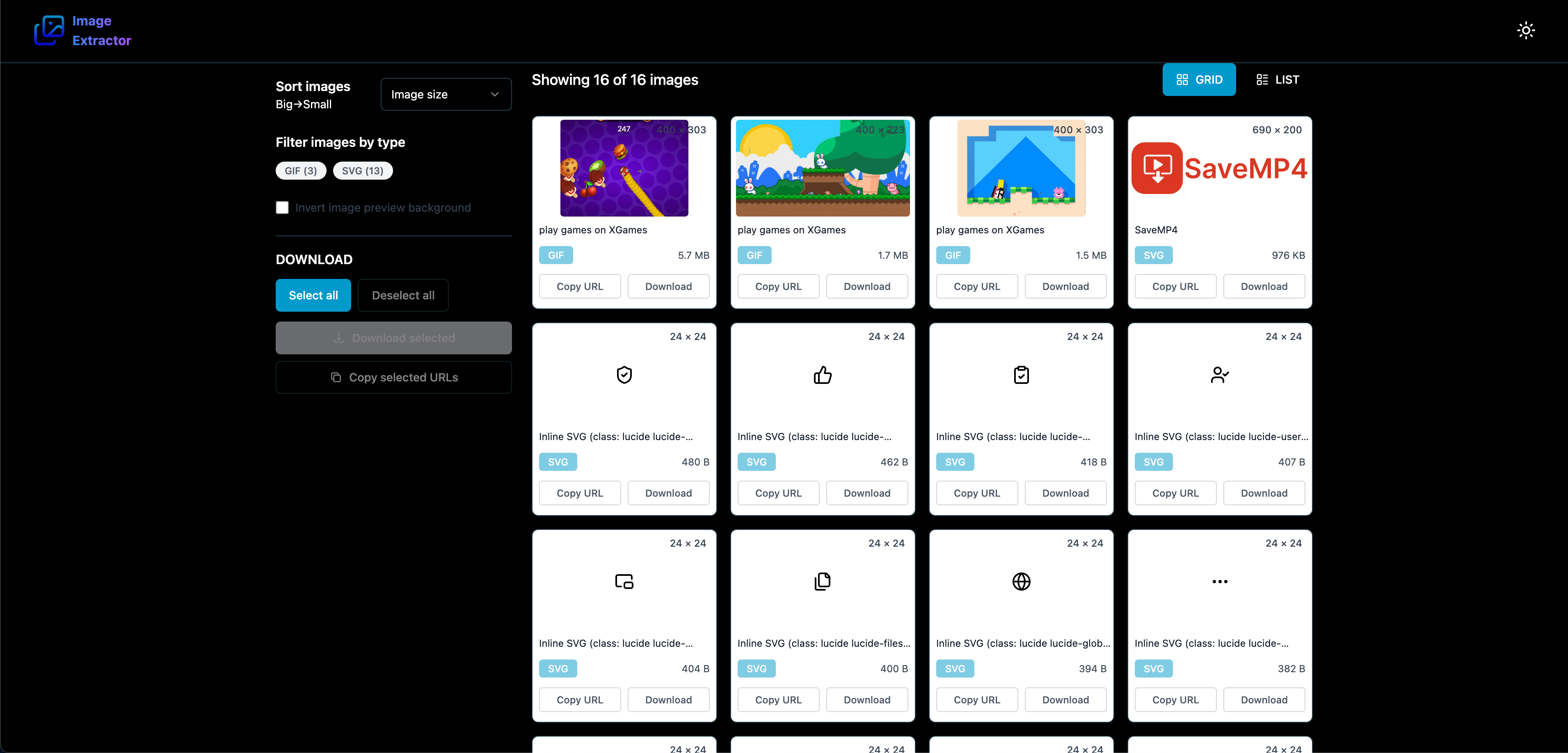 Image Extractor - Screenshot 2 preview