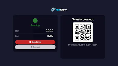 IonClaw - C++ AI Agents Mobile Desktop gallery image