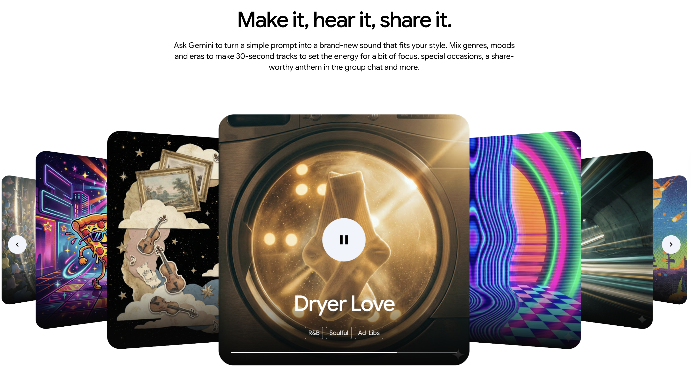 Lyria 3 by Google Deepmind gallery image