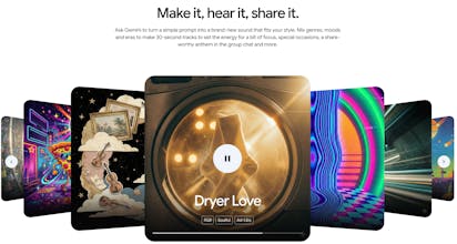 Lyria 3 by Google Deepmind gallery image