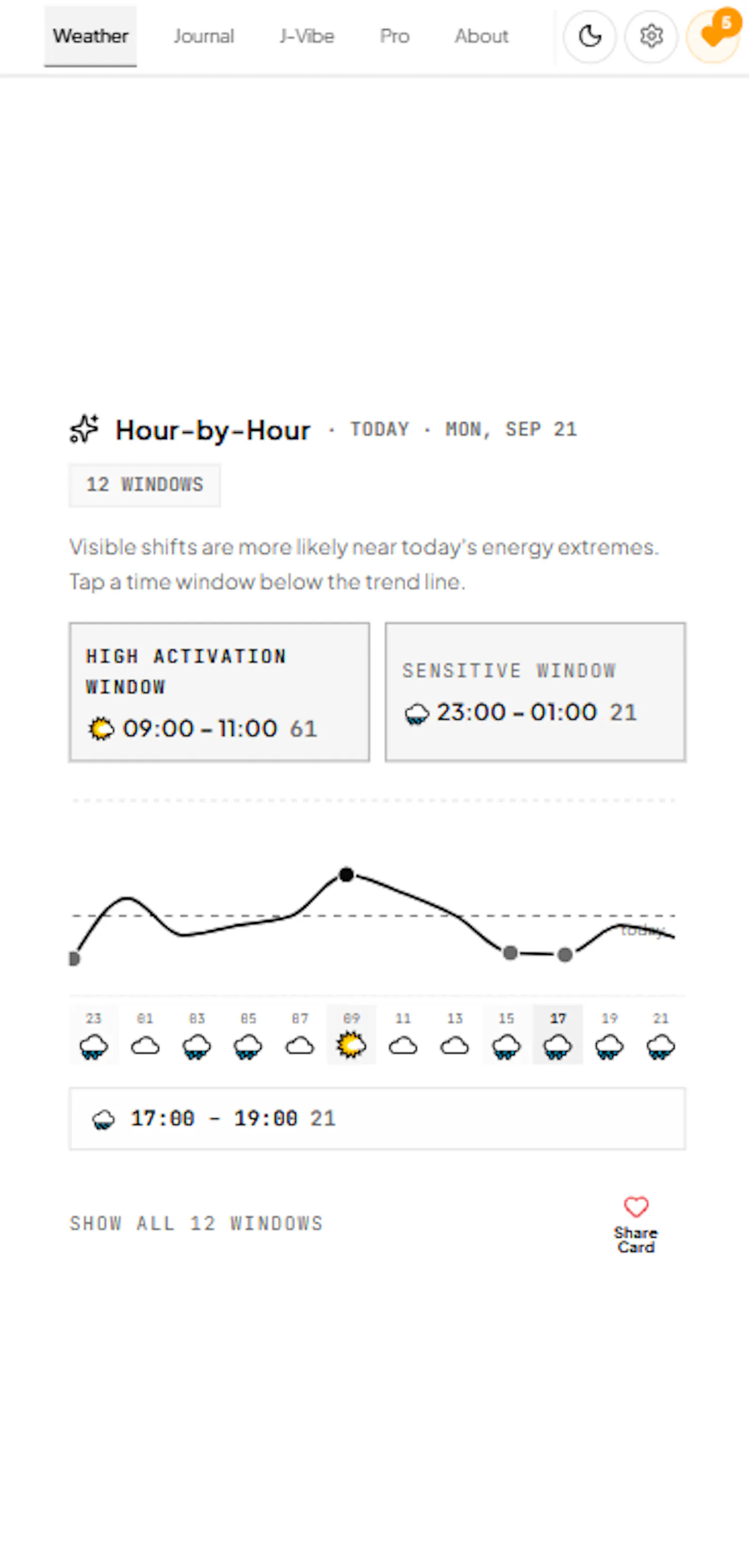 J Weather — Just for Me Weather screenshot 2