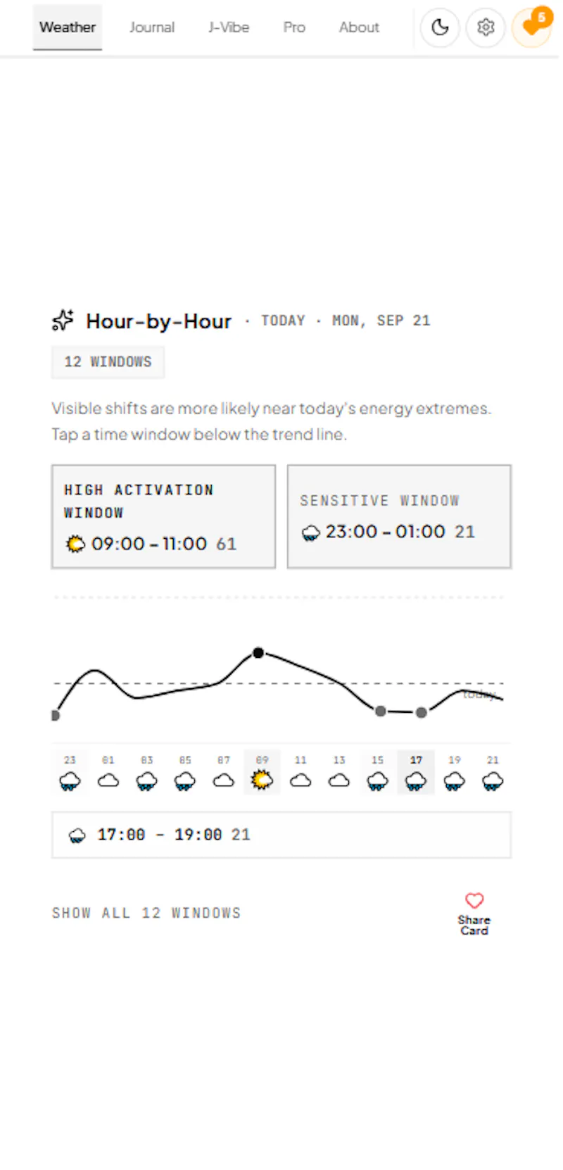 J Weather — Just for Me Weather screenshot 2