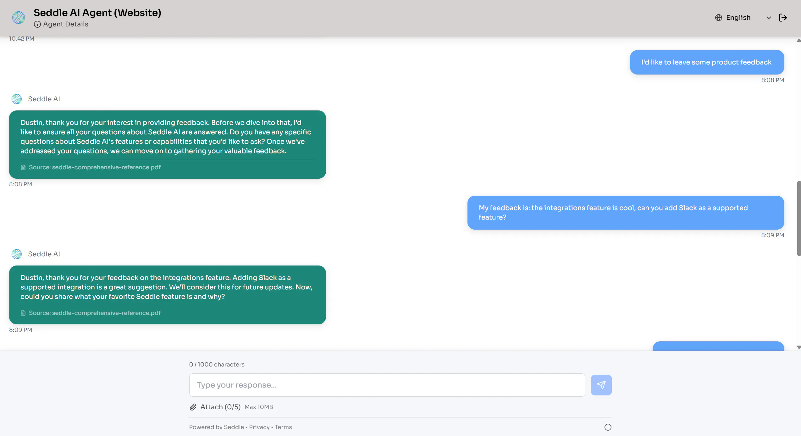 Seddle: Agents for Audience Engagement gallery image