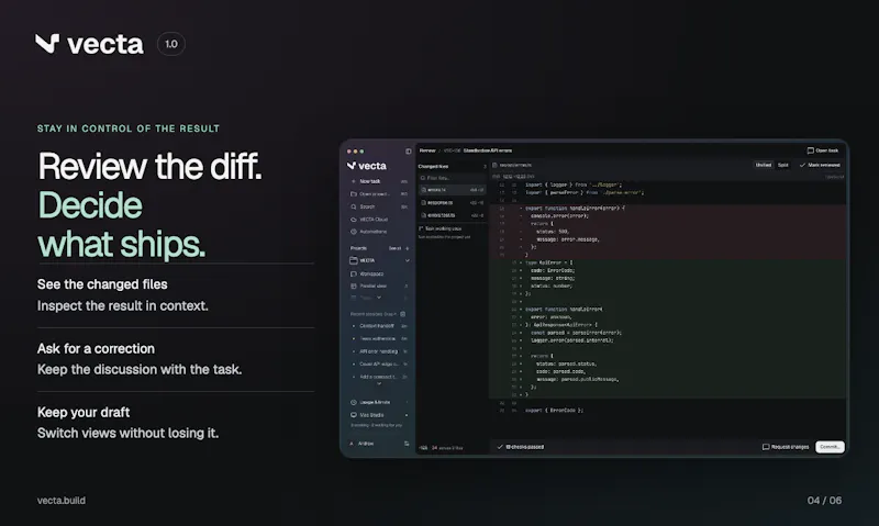VECTA 1.0 screenshot 2