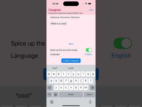 Congrats AI gallery image