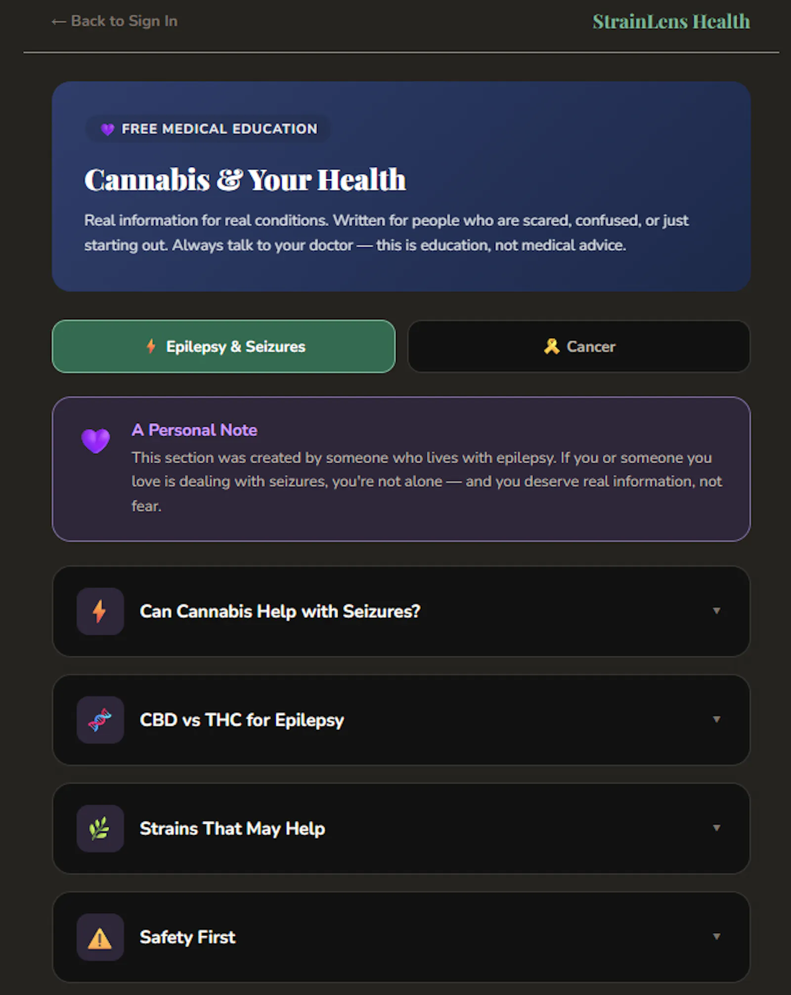 StrainLens screenshot 1