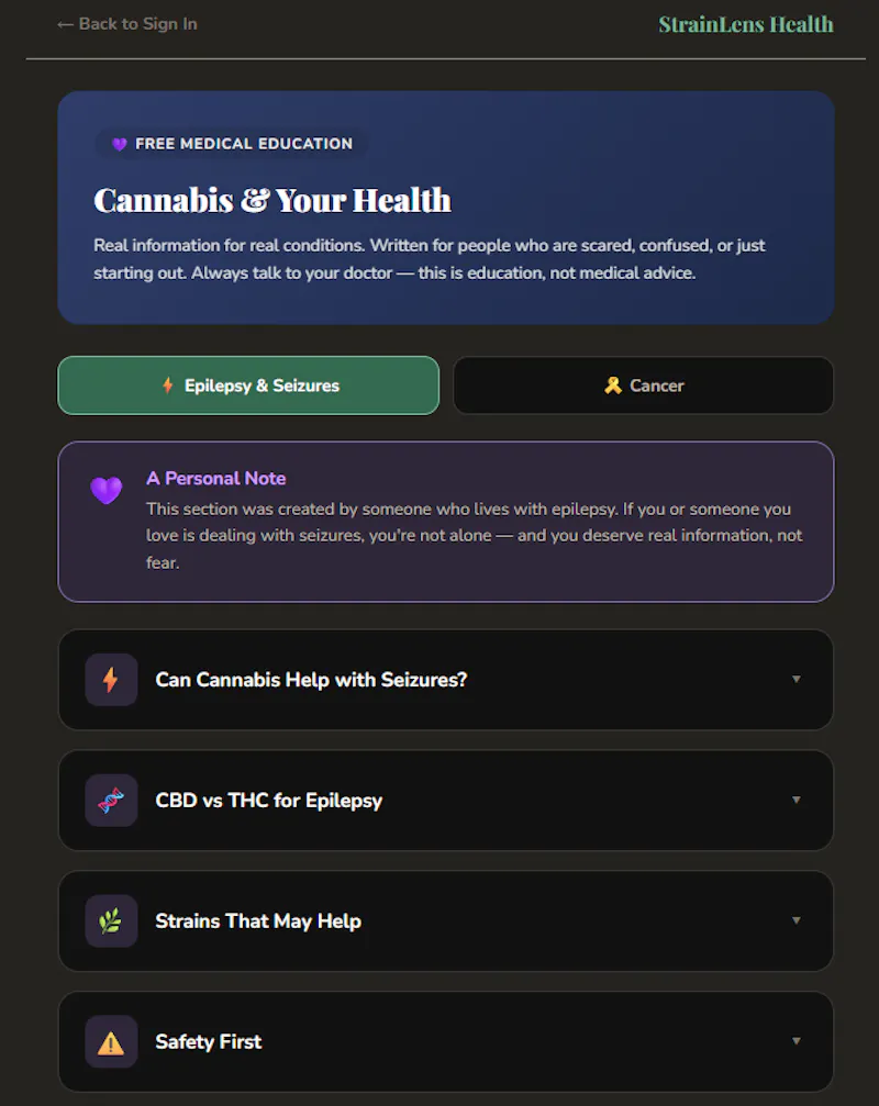 StrainLens screenshot 1