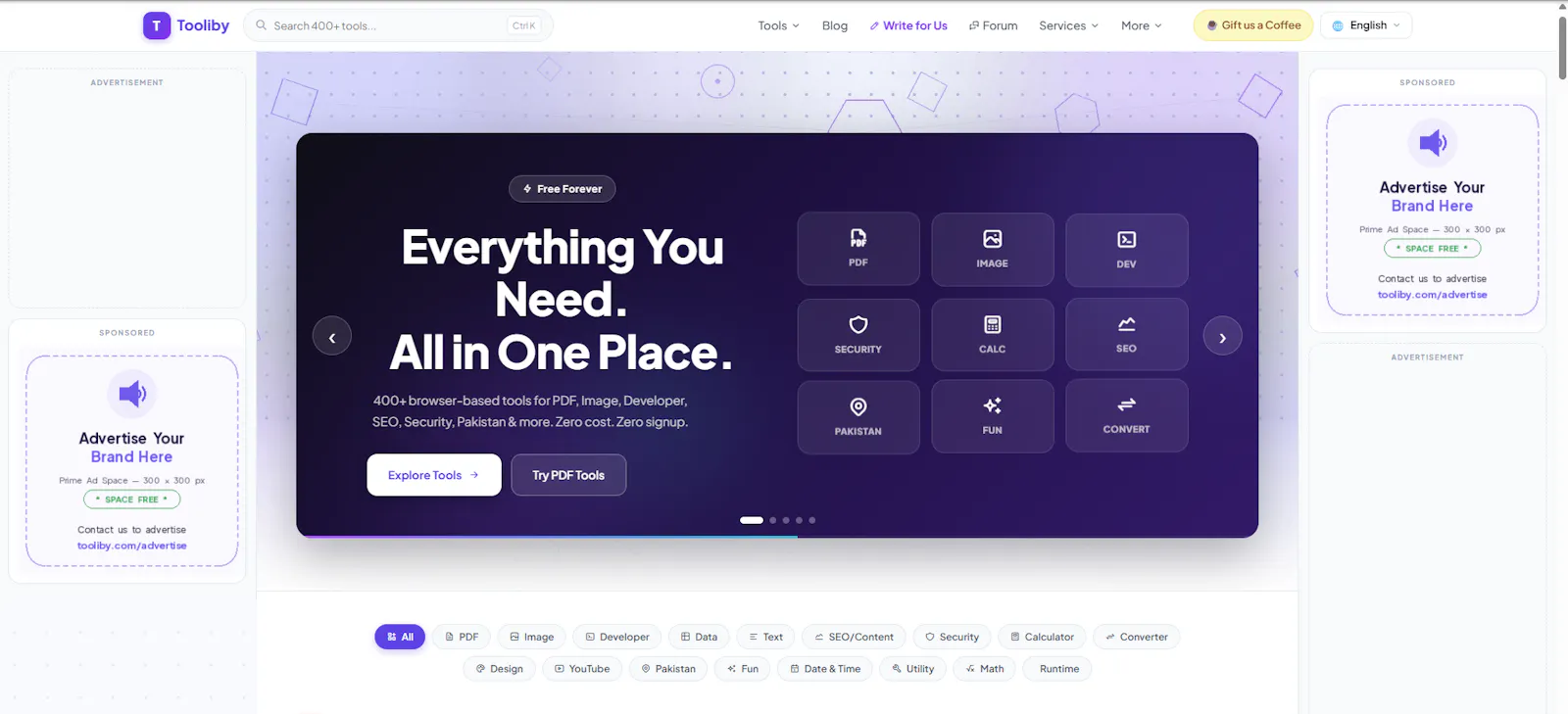 Tooliby - Free Online Web Tools screenshot 1