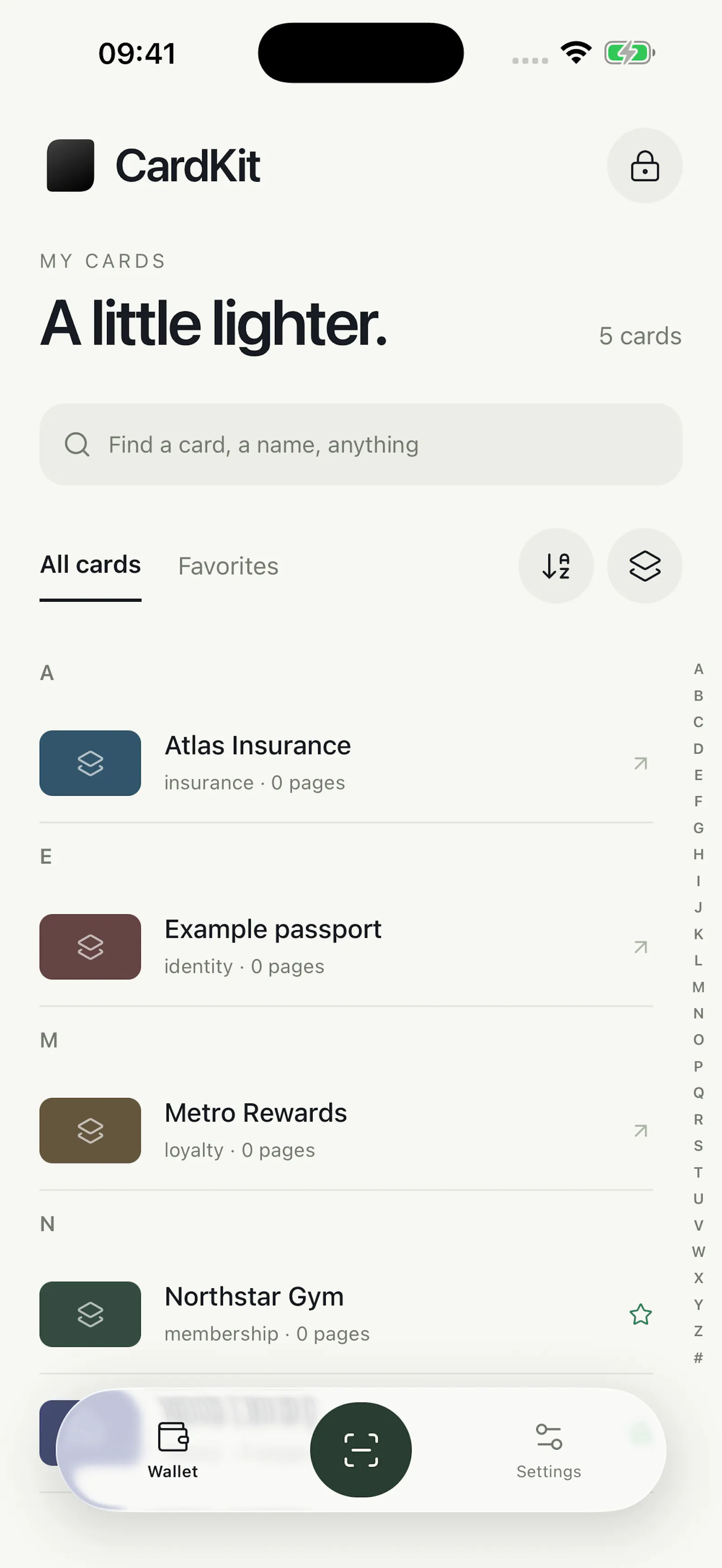 CardKit screenshot 7