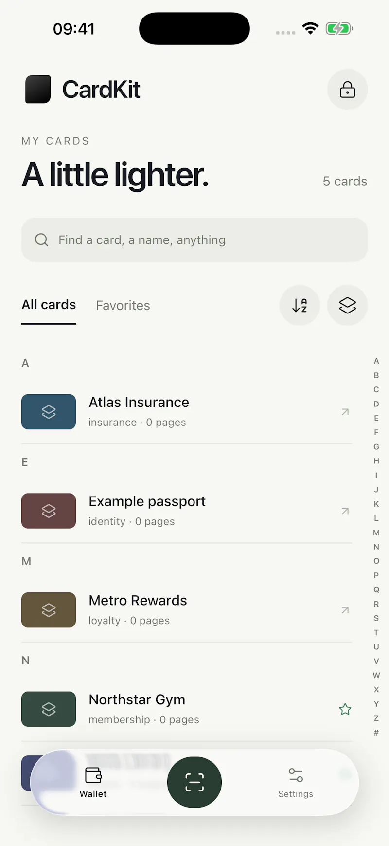 CardKit screenshot 7